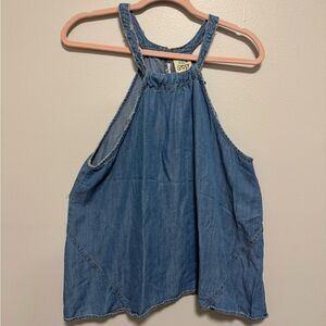 Jaded Gypsy All About You Denim Tank